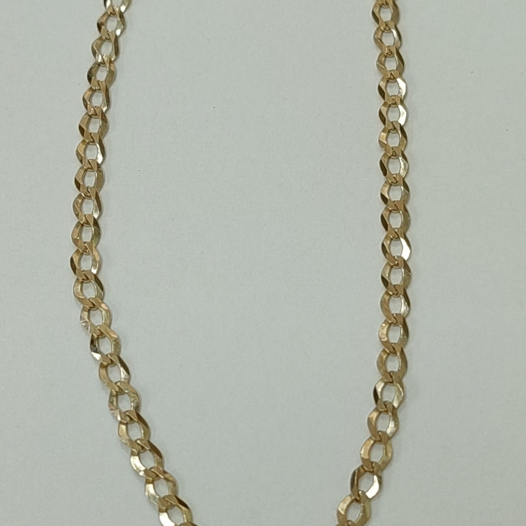 PULSERA BARBADA 14K 18 CM 1.9 GR (NUEVO)