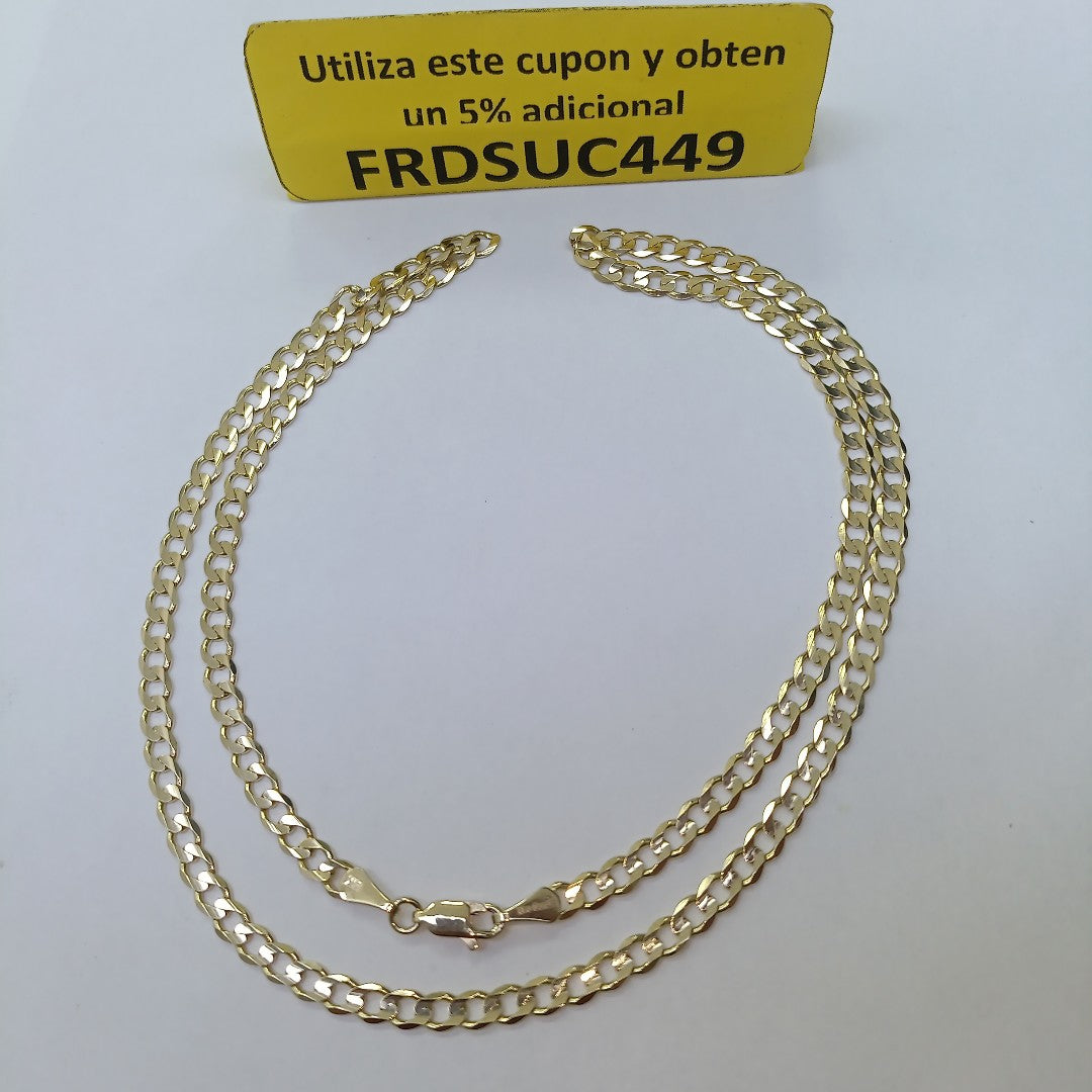 CADENA BARBADA 14K 55 CM 12.7 GR (NUEVO)