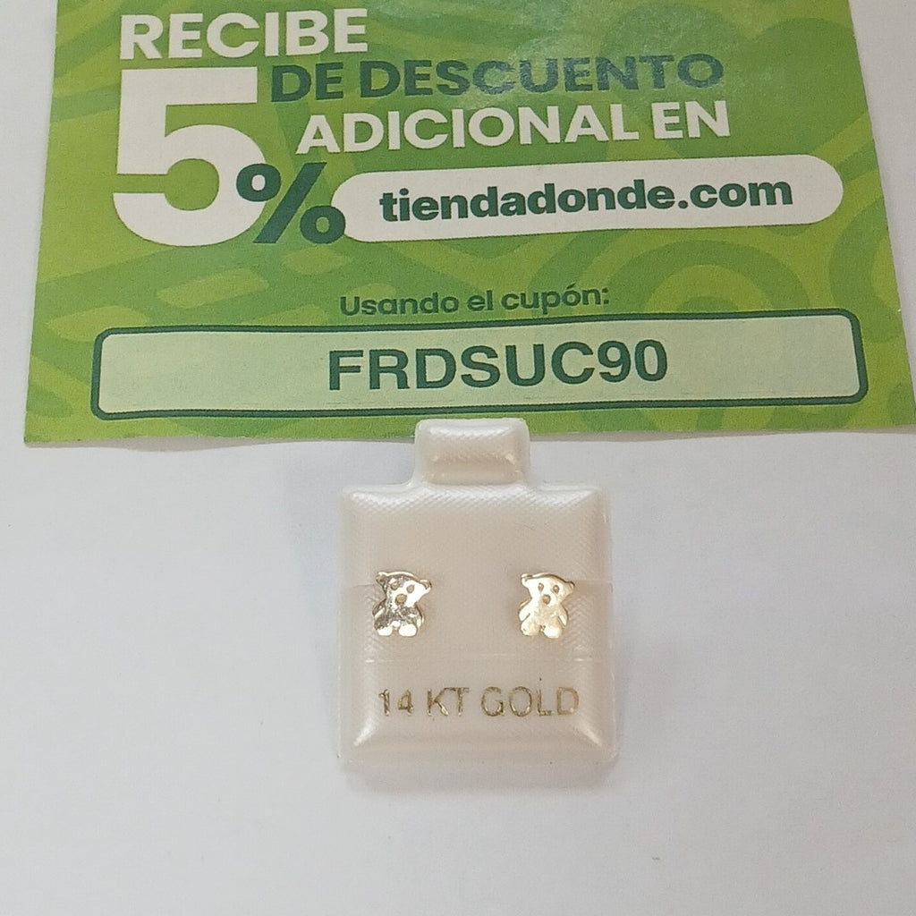 BROQUELES ORO 14K 0.8 (NUEVO)