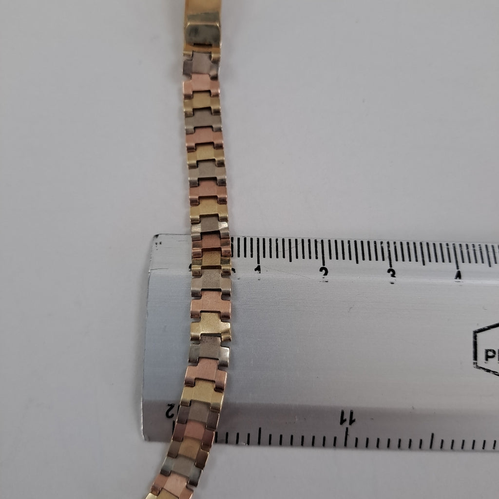 ESCLAVA ORO COMBINADO 14 K 6,70 GRMS (SEMINUEVO)