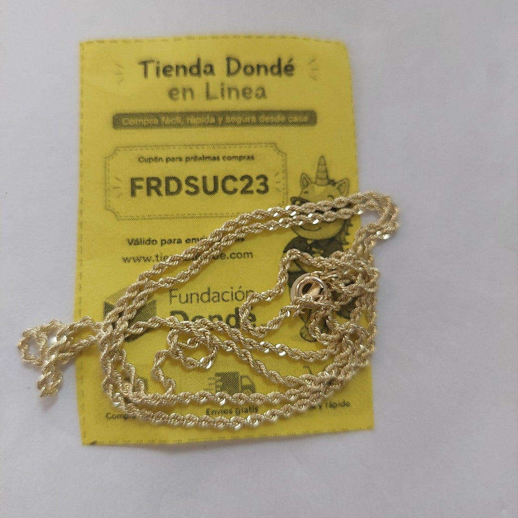 CADENA TORZAL 10K 55 CM 4.5 GR (NUEVO)