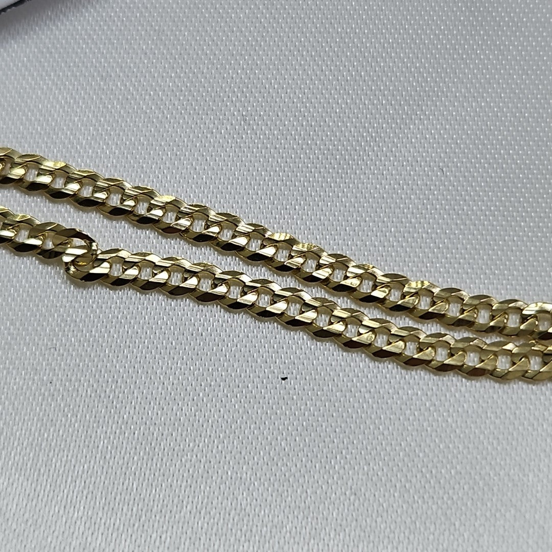 PULSERA BARBADA 14K 18 CM 3.2 GR (NUEVO)