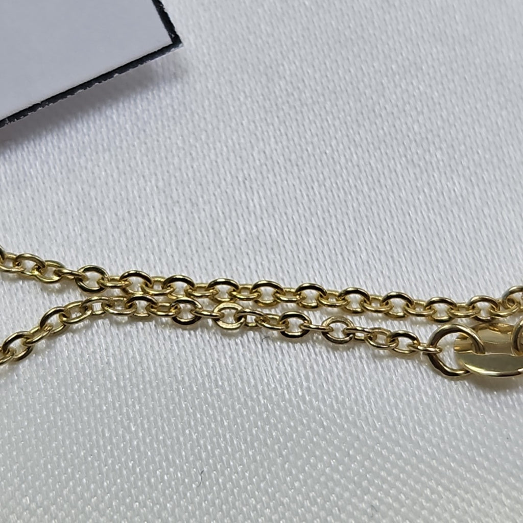 PULSERA ESPECIAL CON DIJES DELFINES 10K 18 CM 2 GR (NUEVO)