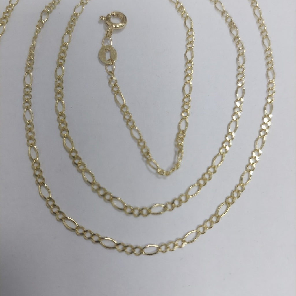 CADENA TEJIDO 3X1 14K 55 CM 2.3 GR (NUEVO)