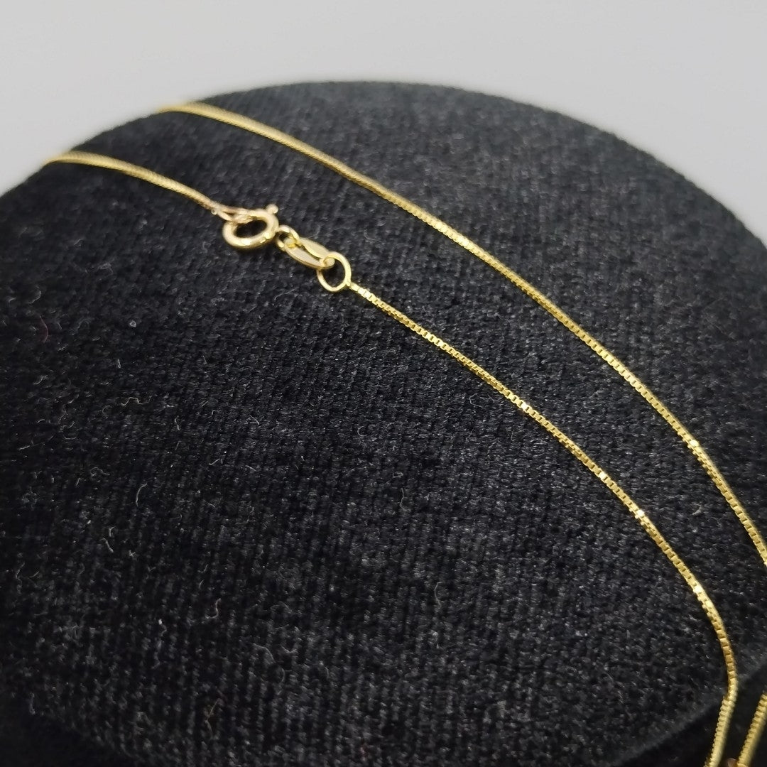 GARGANTILLA ORO COMBINADO 14 K 1.4 GRMS (SEMINUEVO)