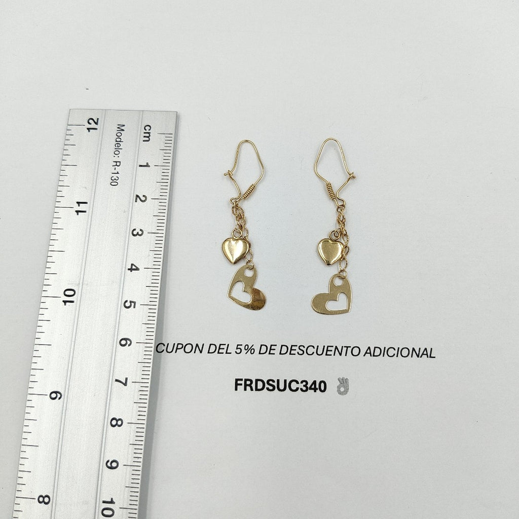 ARETES PAR ORO 10 K 1,70 GRMS (SEMINUEVO)
