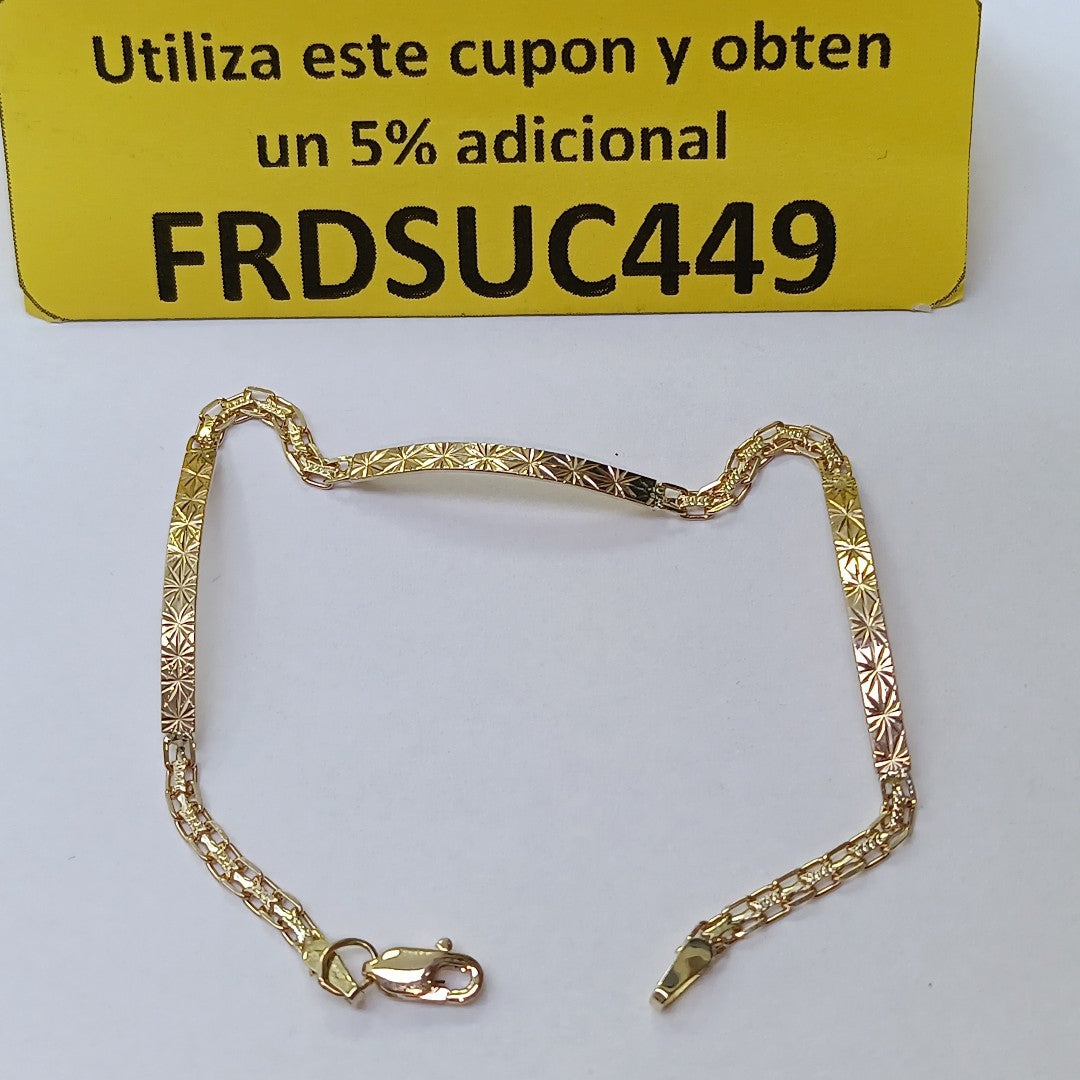 PULSERA ESPECIAL 10K 18 CM 2.5 GR (NUEVO)