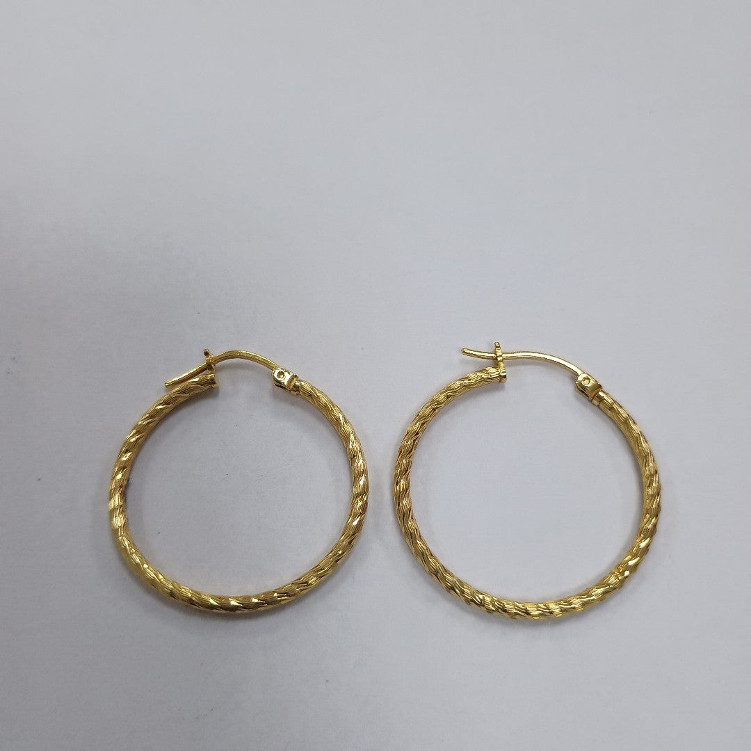 ARRACADAS PAR ORO 14 K 2.3 GRMS (SEMINUEVO)