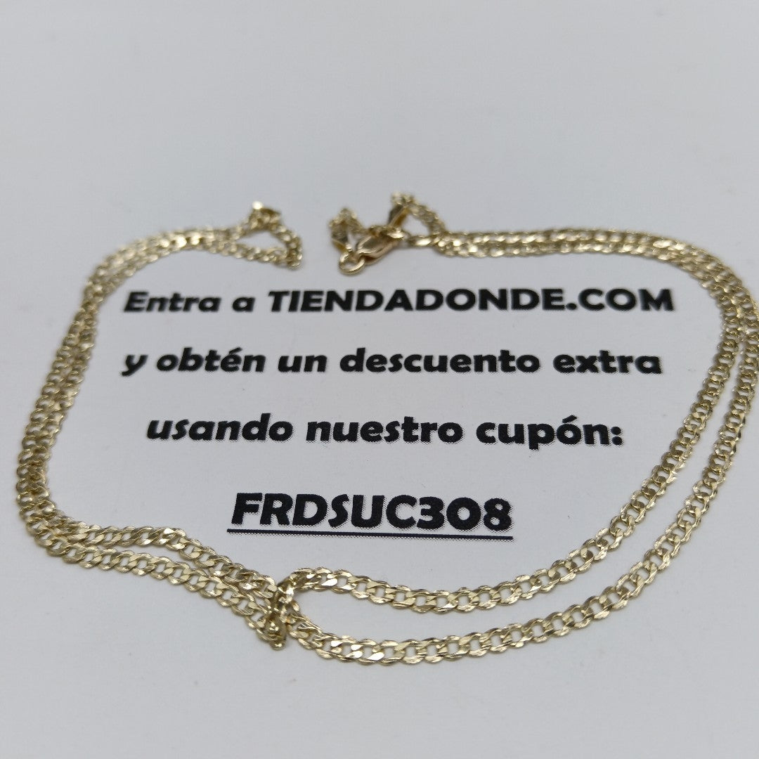 CADENA BARBADA 14K 55 CM 5.1 GR (NUEVO)