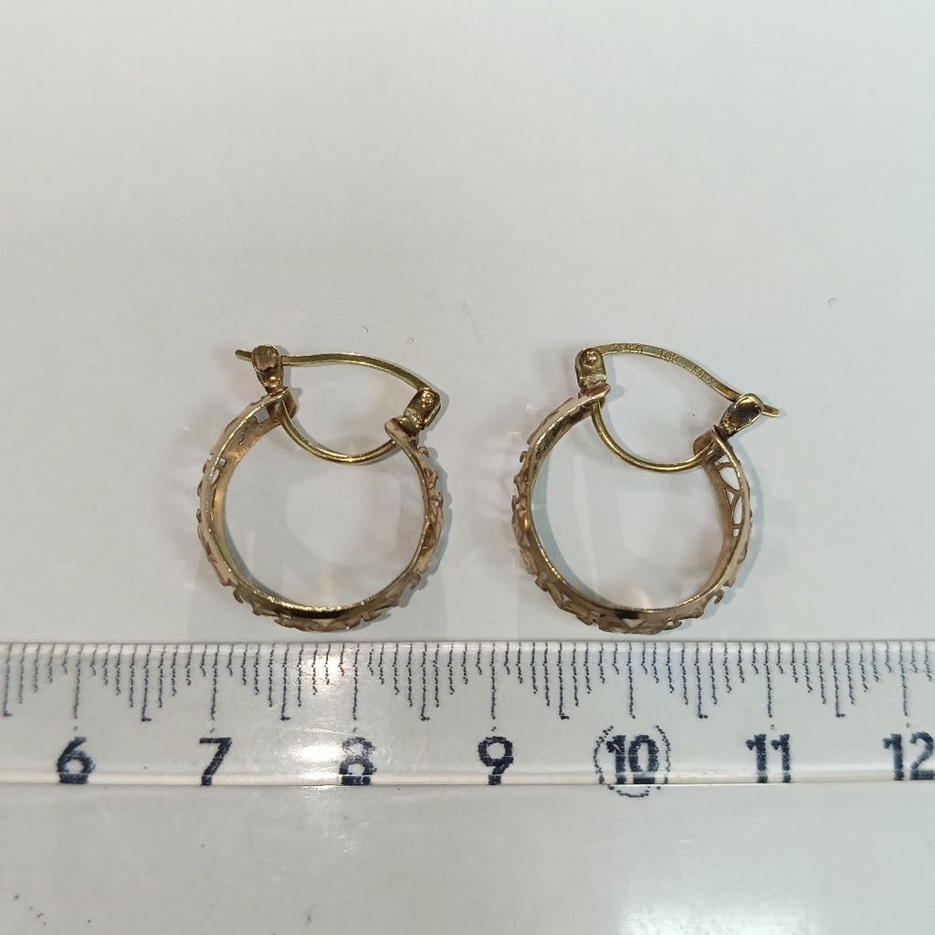 ARRACADAS PAR ORO 10 K 1.8 GRMS (SEMINUEVO)