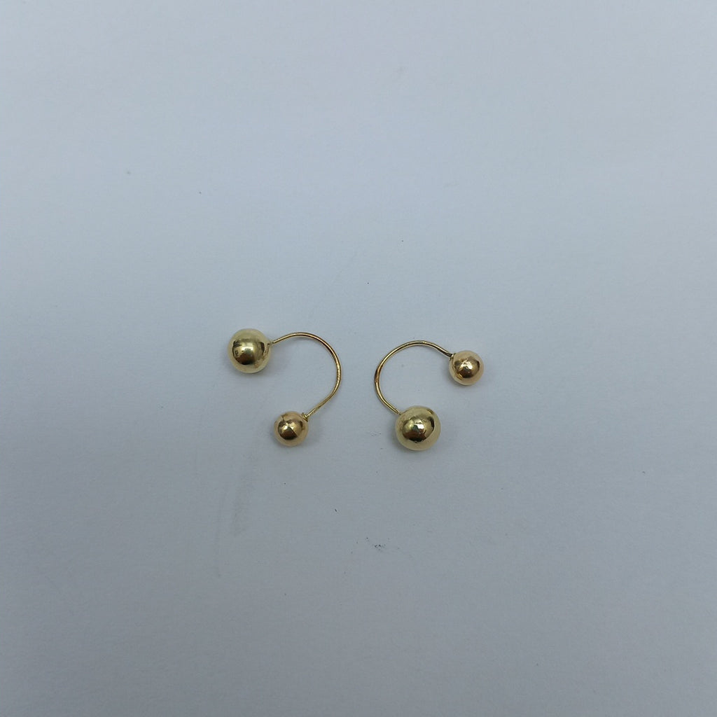 BROQUELES PAR ORO 8 K 0.4 GRMS (SEMINUEVO)