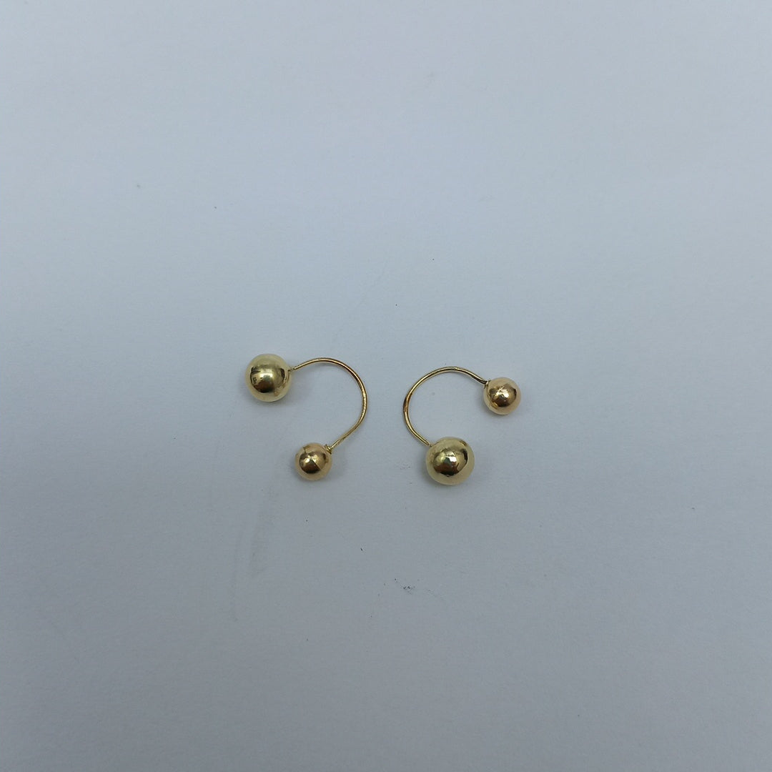 BROQUELES PAR ORO 8 K 0.4 GRMS (SEMINUEVO)