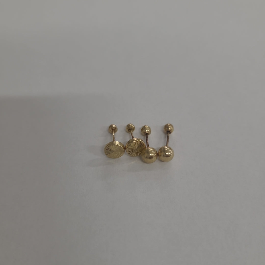 BROQUELES PAR ORO 10 K 0.3 GRMS (SEMINUEVO)