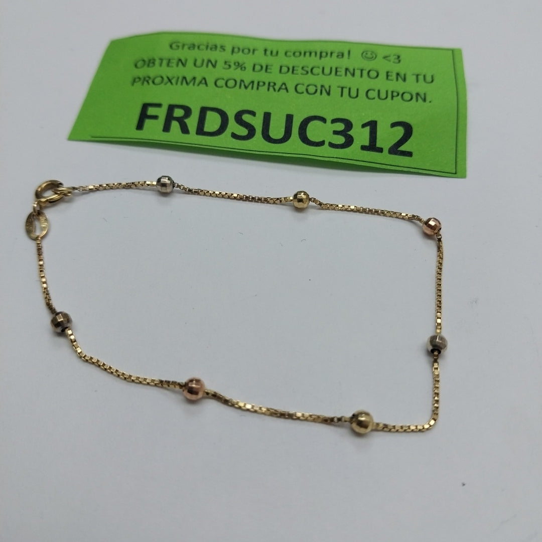 PULSERA ORO 14 K 1.5 GRMS (SEMINUEVO)