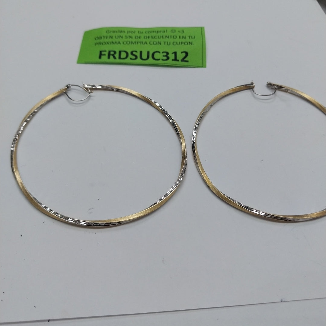ARRACADAS PAR ORO 14 K 6,40 GRMS (SEMINUEVO)
