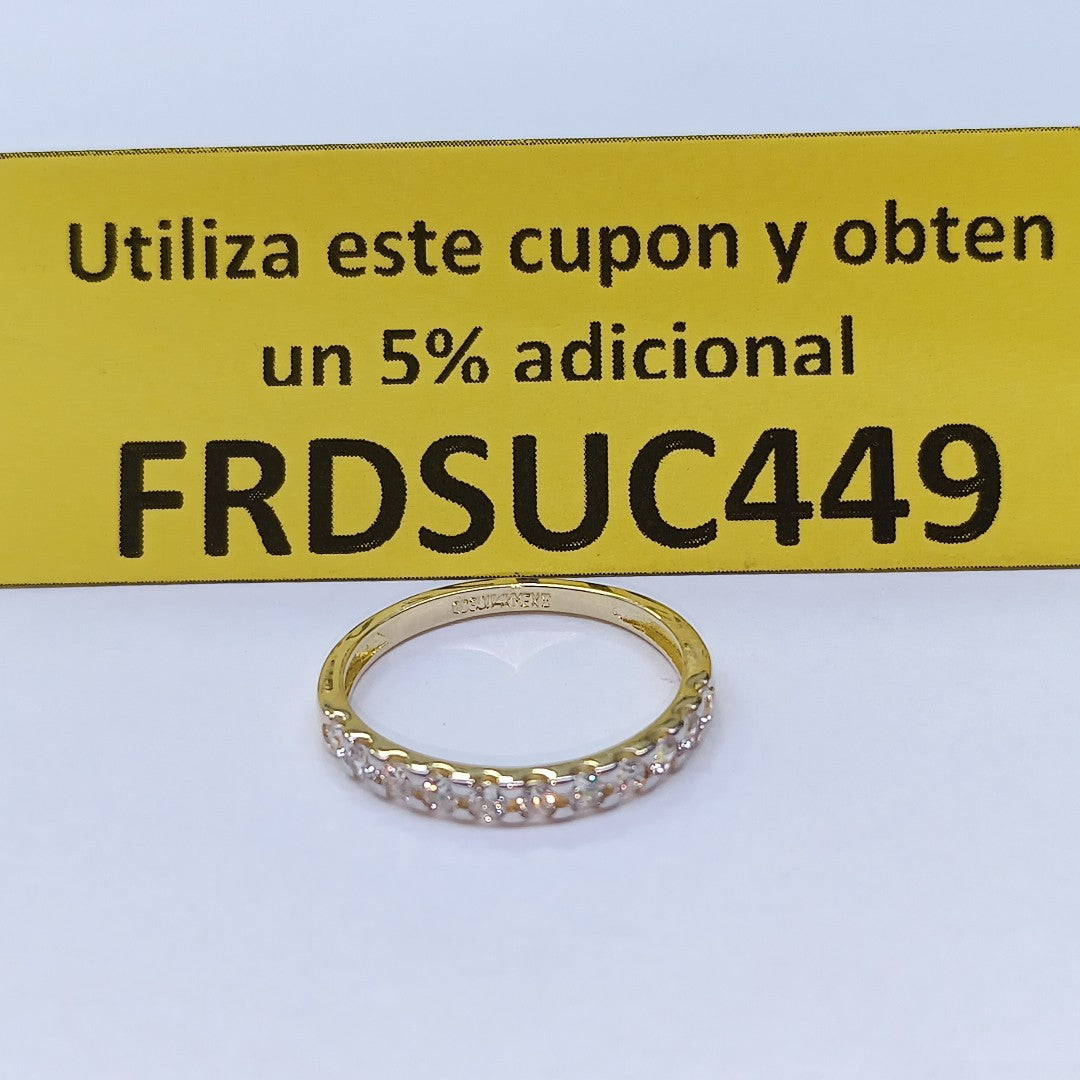 ANILLO ANILLITO MEDIA CHURUMBELA 14K 9 TALLA 2.2 GR (NUEVO)
