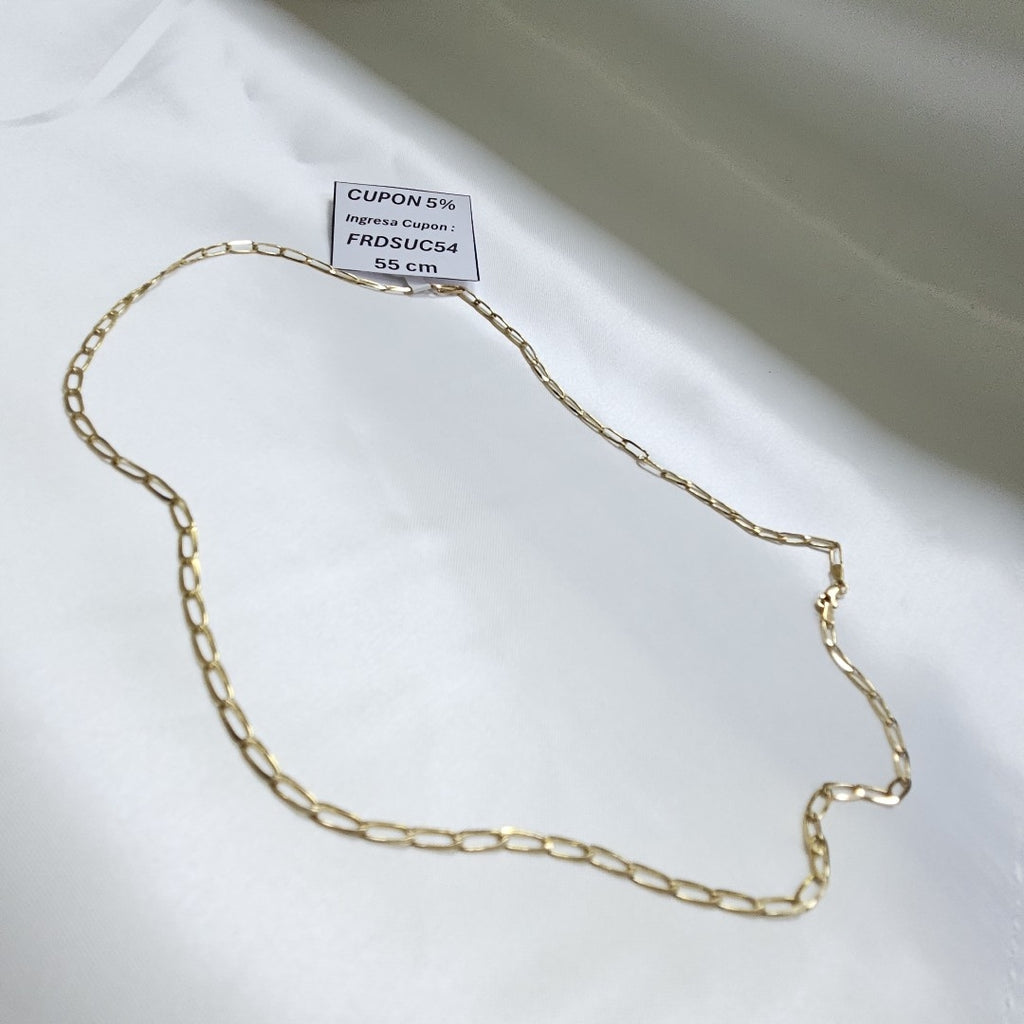 CADENA ESLABON 14K 55 CM 6.9 GR (NUEVO)