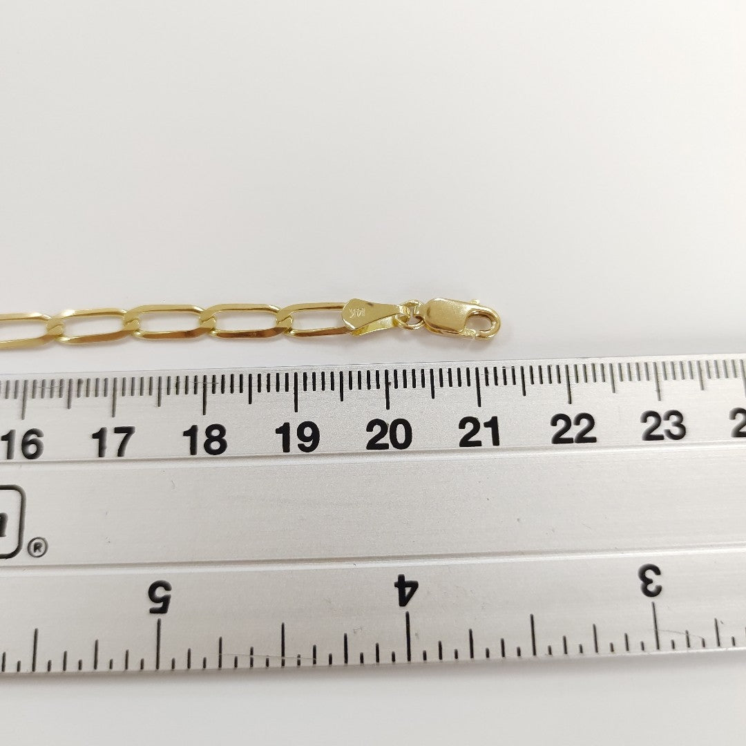 PULSERA ESLABON 14K 21 CM 4.2 GR (NUEVO)