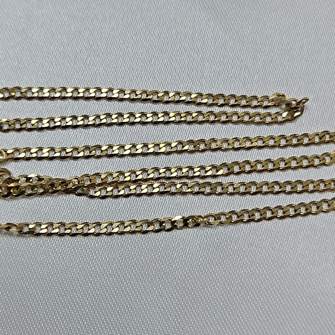 CADENA BARBADA 14K 55 CM 5.9 GR (NUEVO)