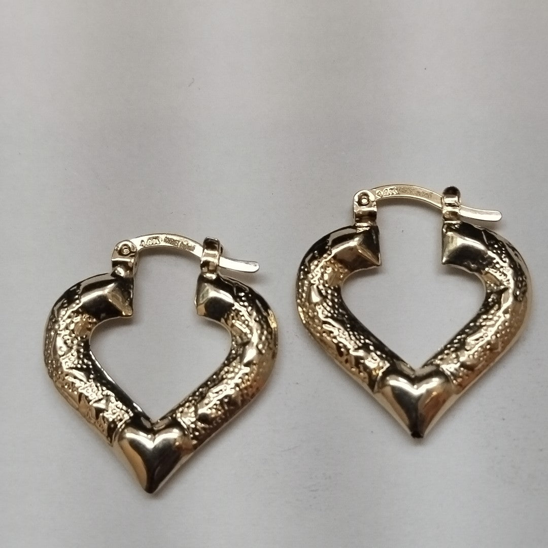 ARETES ARRACADAS 14K 1.8 GR (NUEVO)