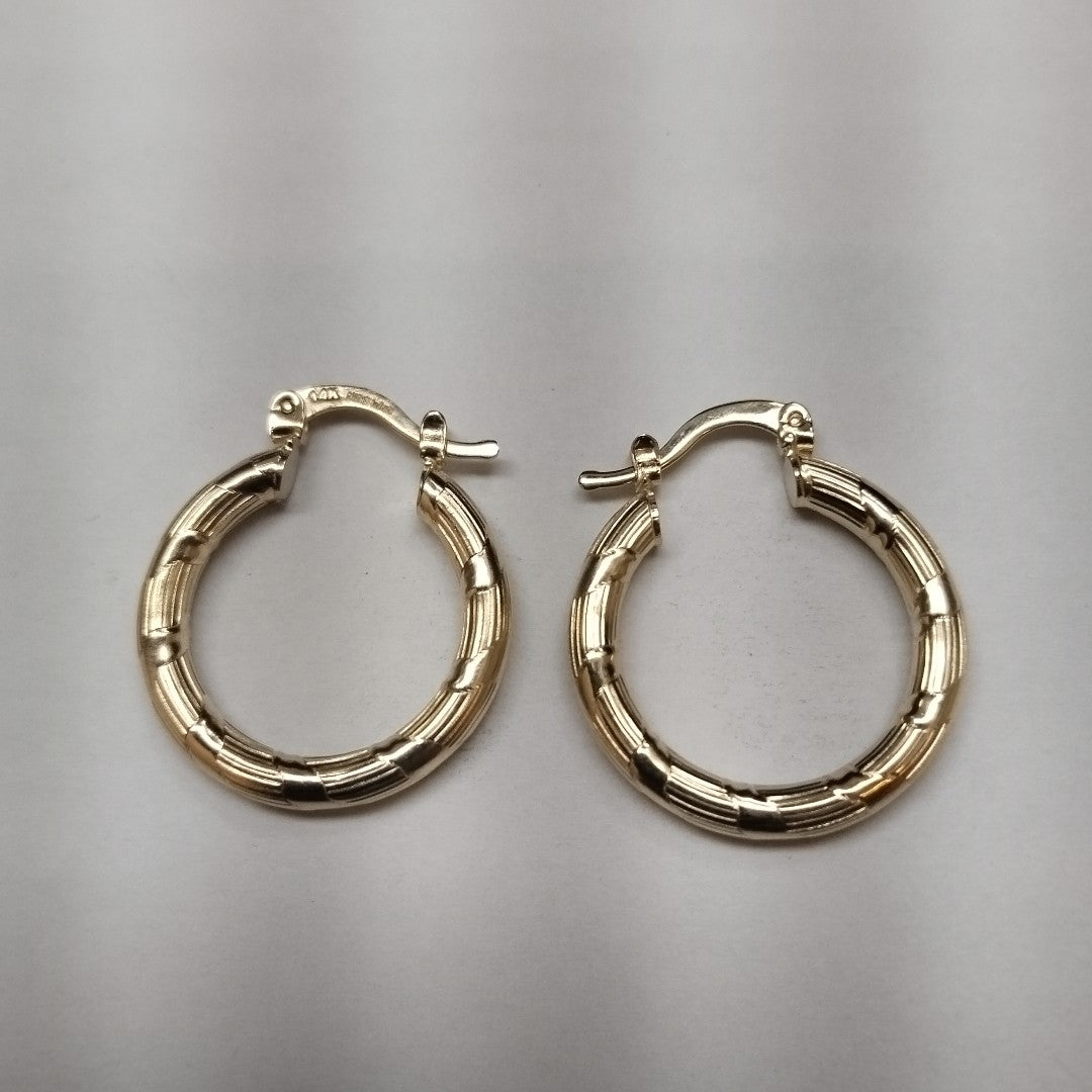 ARETES ARRACADAS 14K 2.7 GR (NUEVO)