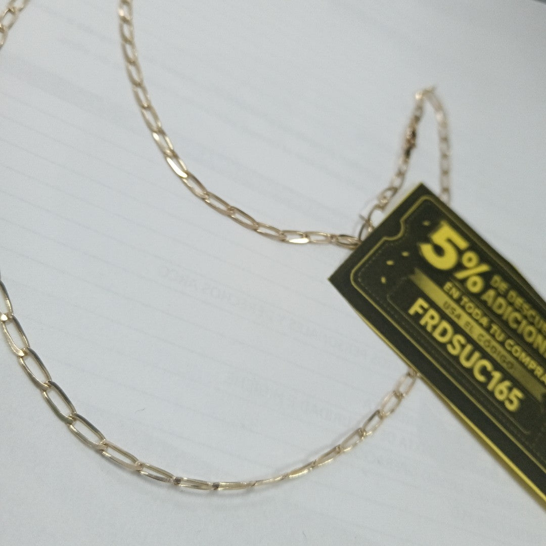 CADENA ESLABON 14K 55 CM 6.6 GR (NUEVO)