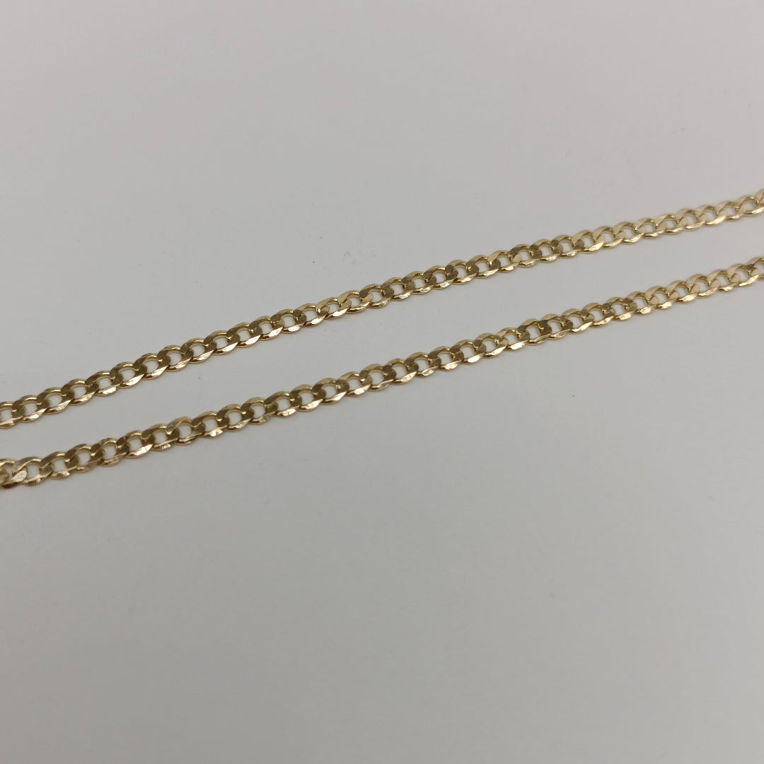 PULSERA BARBADA 14K 18 CM 2.1 GR (NUEVO)