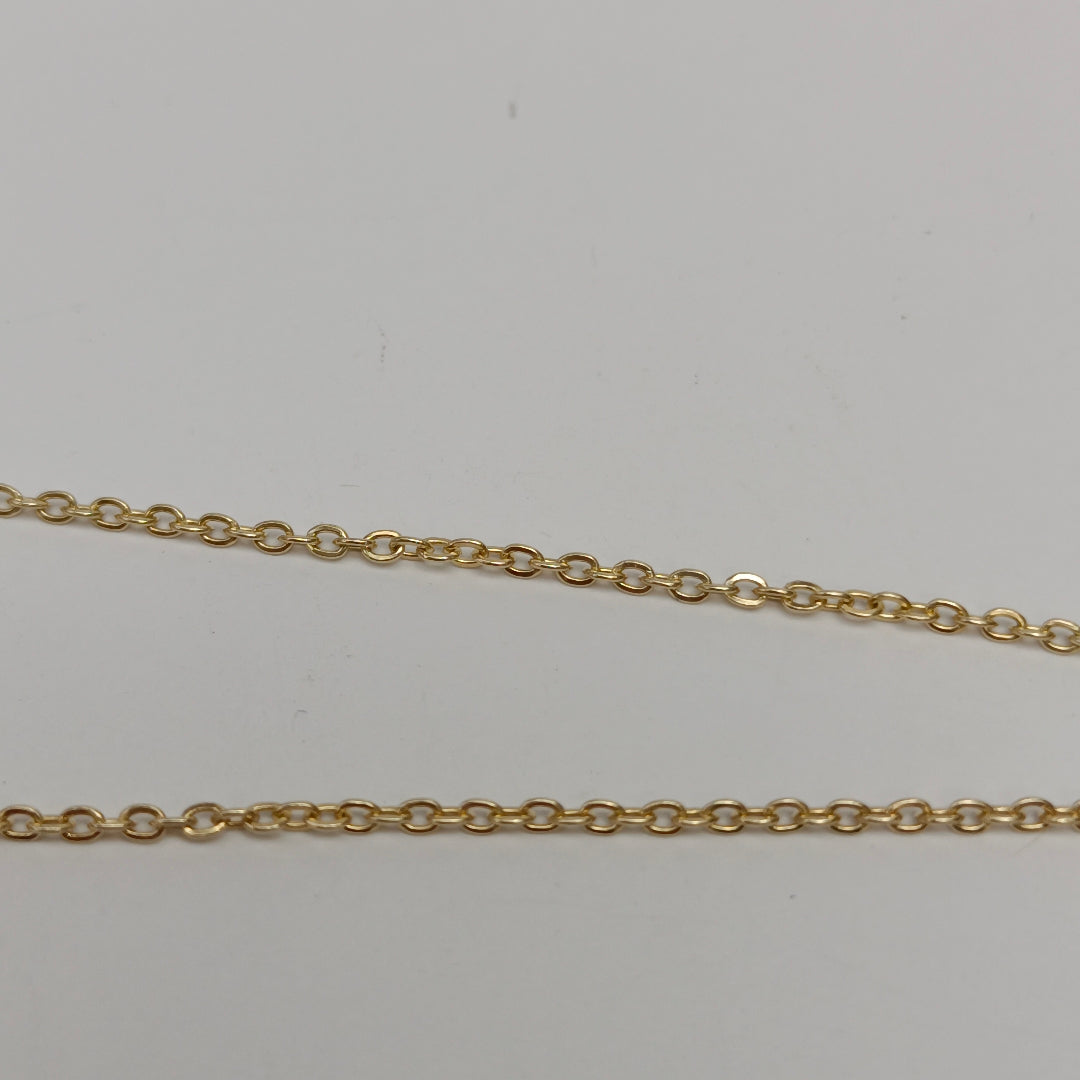PULSERA TEJIDO ESPECIAL C CORAZON ROJO 14K 18 CM 2.1 GR (NUEVO)