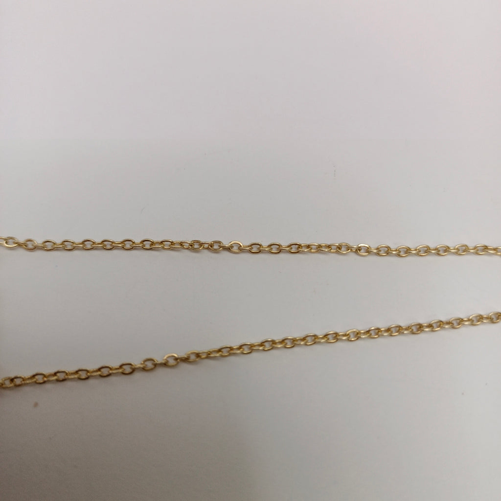 PULSERA TEJIDO ESPECIAL CON FIGURA CORAZON CON ESMALTE AZUL 14K 18 CM 2 GR (NUEVO)