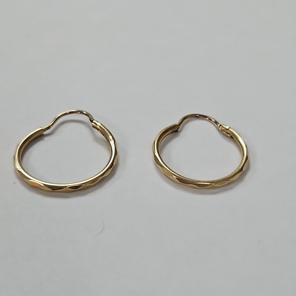 ARRACADAS PAR ORO 14 K 1.1 GRMS (SEMINUEVO)