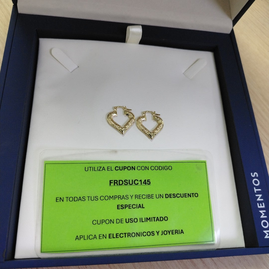ARETES ARRACADAS 14K 1.8 GR (NUEVO)