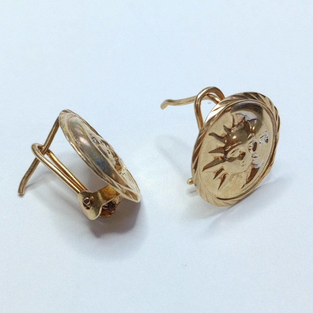 ARETES PAR ORO 10 K 1.7 GRMS (SEMINUEVO)