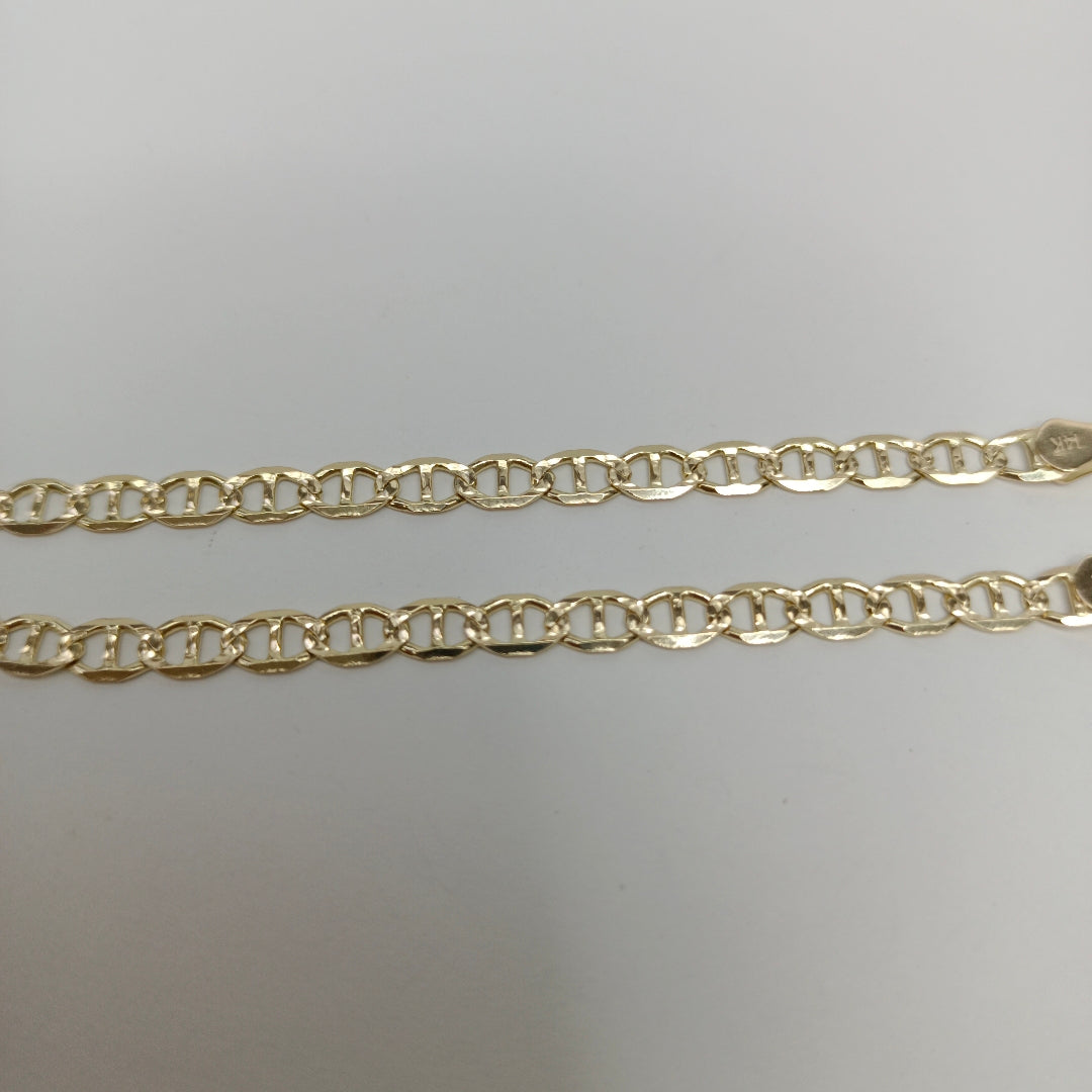 PULSERA GUCHI 14K 18 CM 3.3 GR (NUEVO)