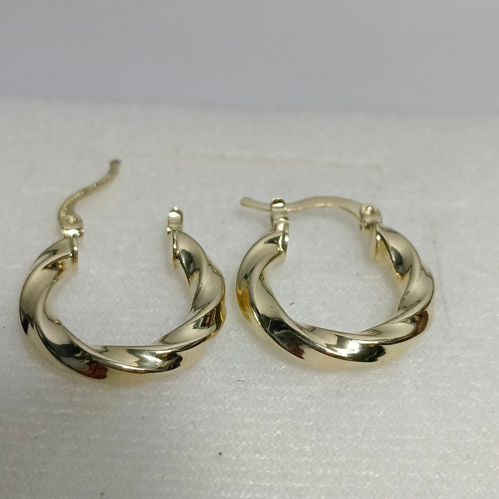 ARETES ARRACADA TORZAL 14K 1.8 GR (NUEVO)