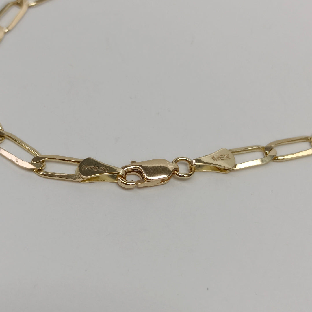 PULSERA ESLABON 14K 21 CM 4.1 GR (NUEVO)