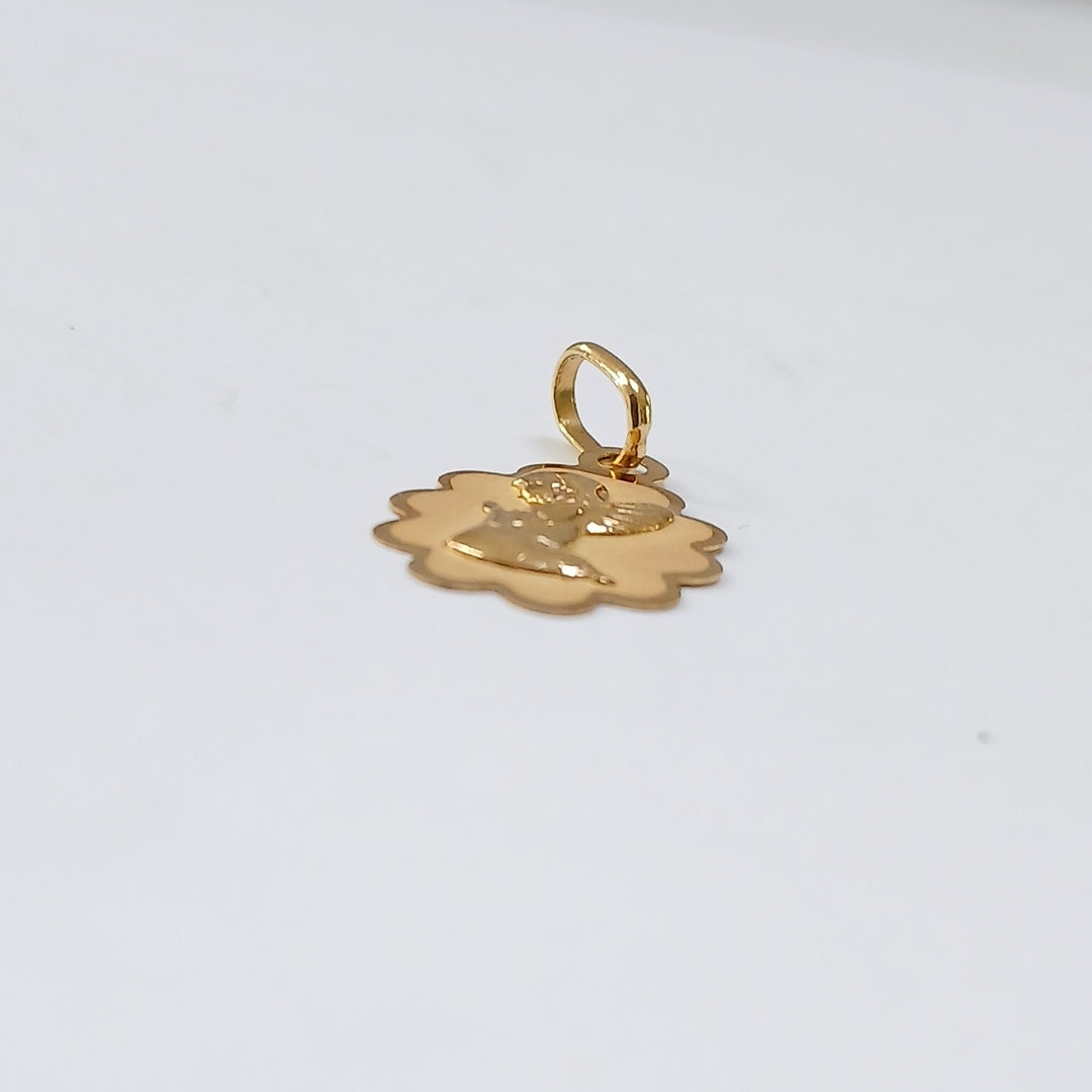 MEDALLA PERSONAL ORO 14 K 0.6 GRMS (SEMINUEVO)