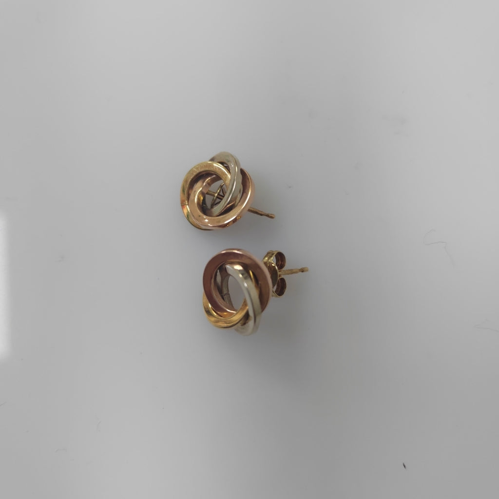 ARETES PAR ORO 14 K 1.2 GRMS (SEMINUEVO)
