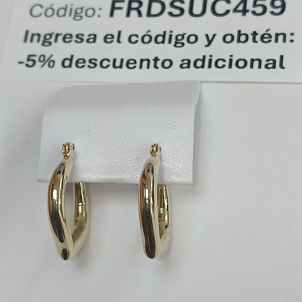ARETES ARRACADAS 14K 2.2 GR (NUEVO)