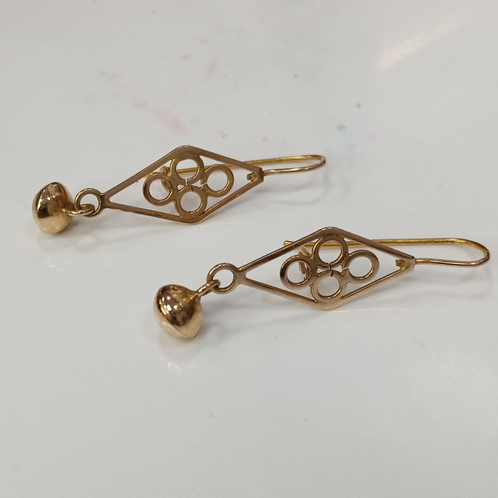 ARETES PAR ORO 8 K 3 GRMS (SEMINUEVO)