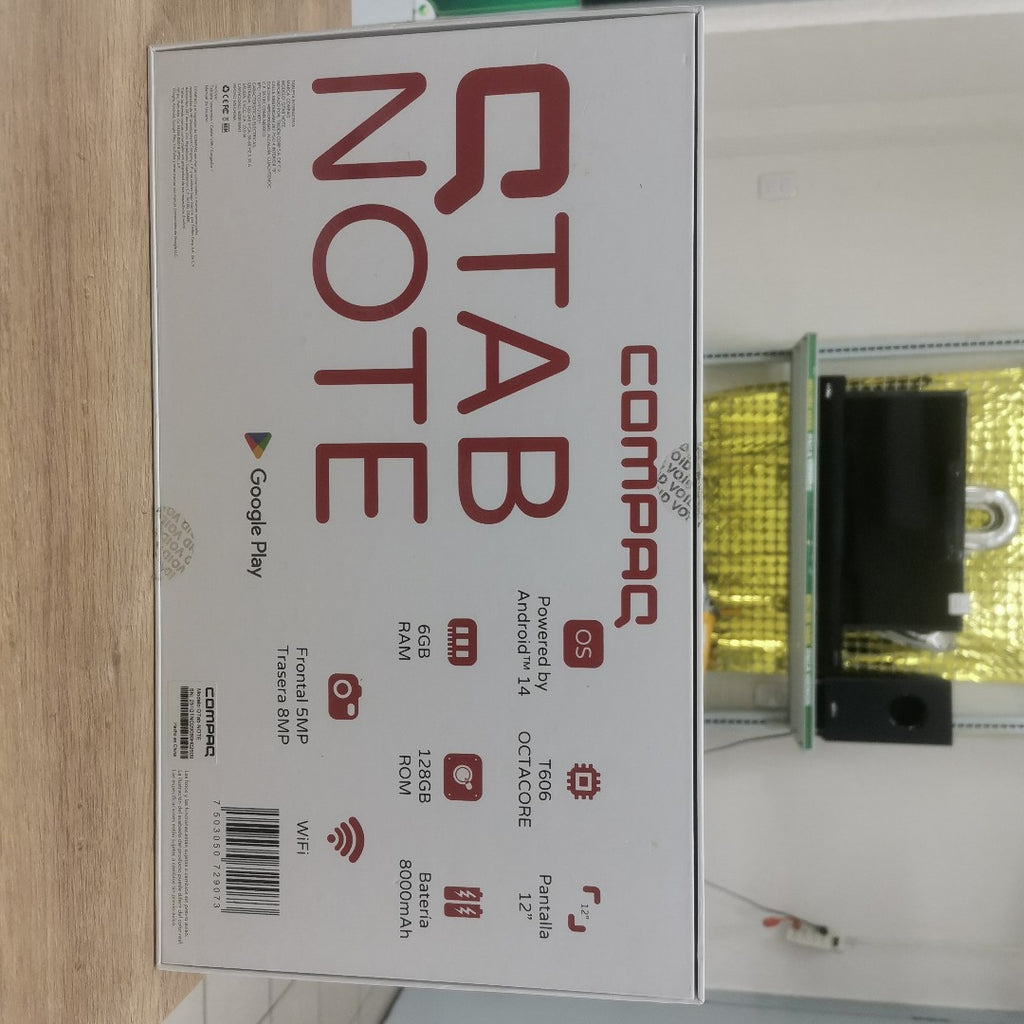 TABLETA COMPAQ QTAB NOTE 128 GB 6 GB RAM (SEMINUEVO)