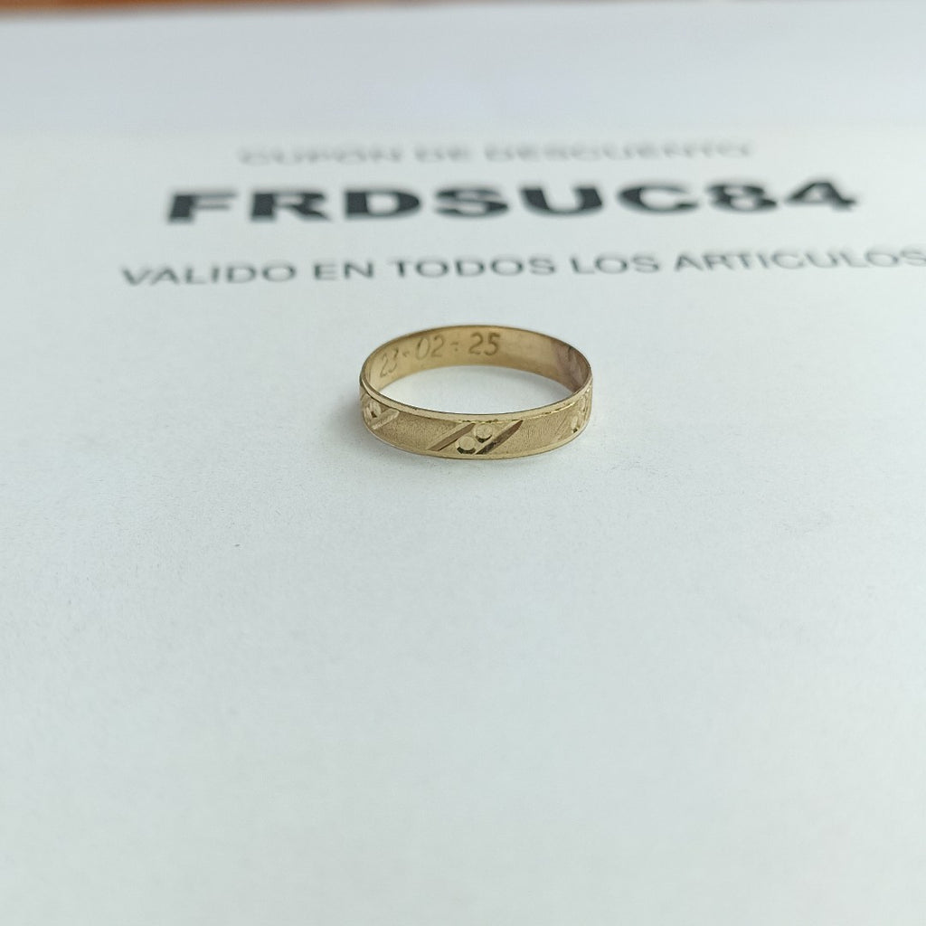 ARGOLLA ORO 8 K 1 GRMS (SEMINUEVO)