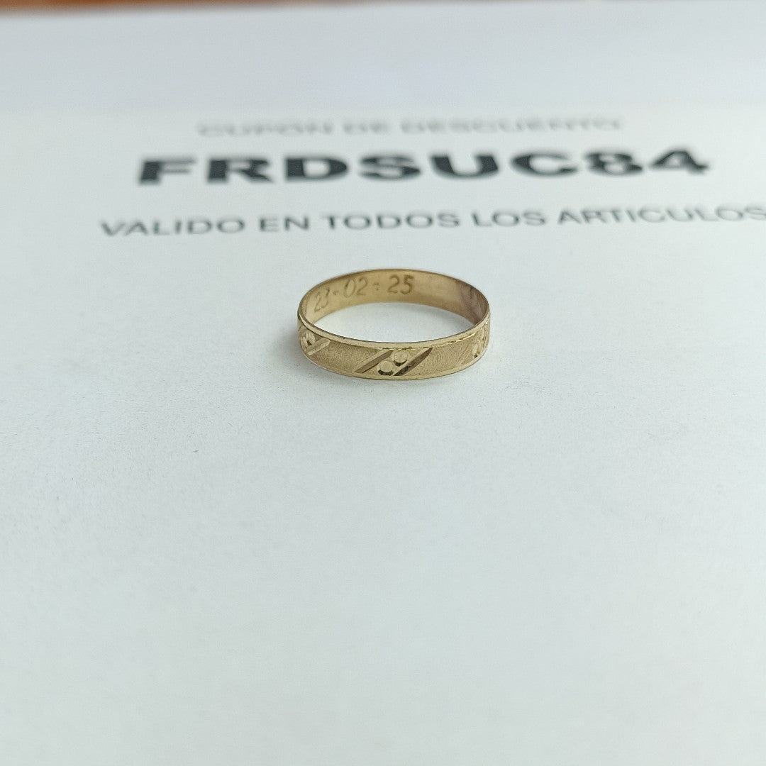 ARGOLLA ORO 8 K 1 GRMS (SEMINUEVO)