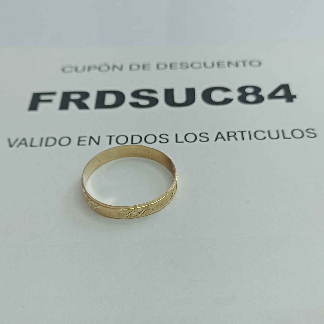 ARGOLLA ORO 8 K 1.2 GRMS (SEMINUEVO)