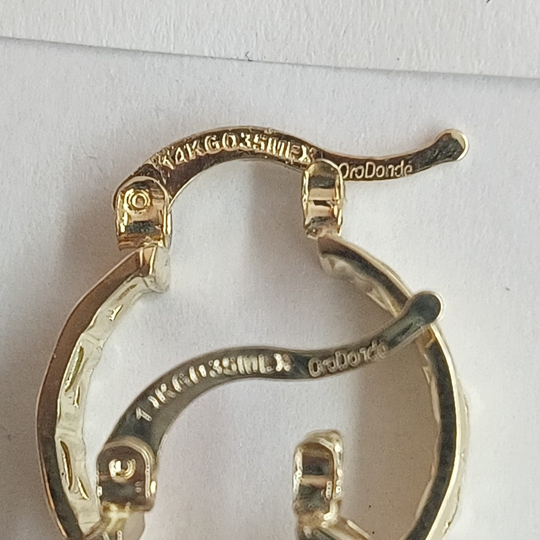 ARETES ARRACADAS FIG GRECAS 14K 1.8 GR (NUEVO)