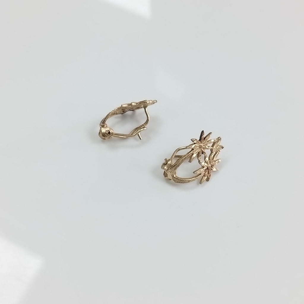 ARETES PAR ORO 14 K 2,50 GRMS (SEMINUEVO)