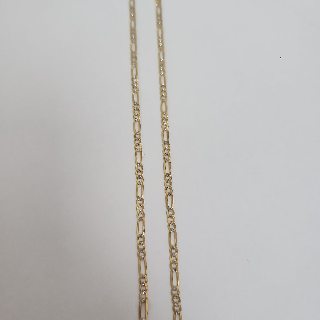 CADENA 3X1 DIAMANTADA 14K 55 CM 4.7 GR (NUEVO)
