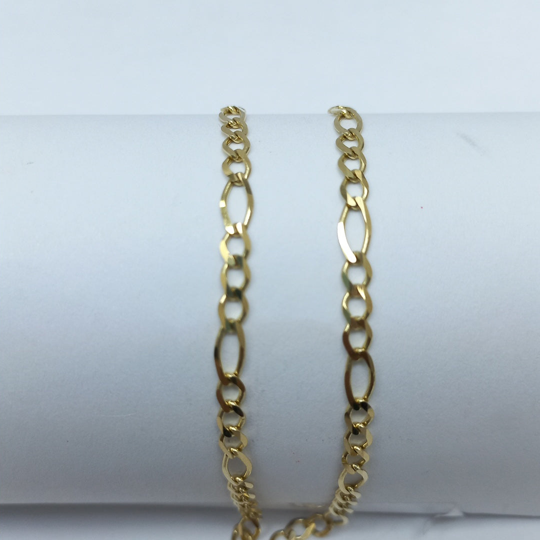 CADENA TEJIDO 3X1 14K 55 CM 8.2 GR (NUEVO)