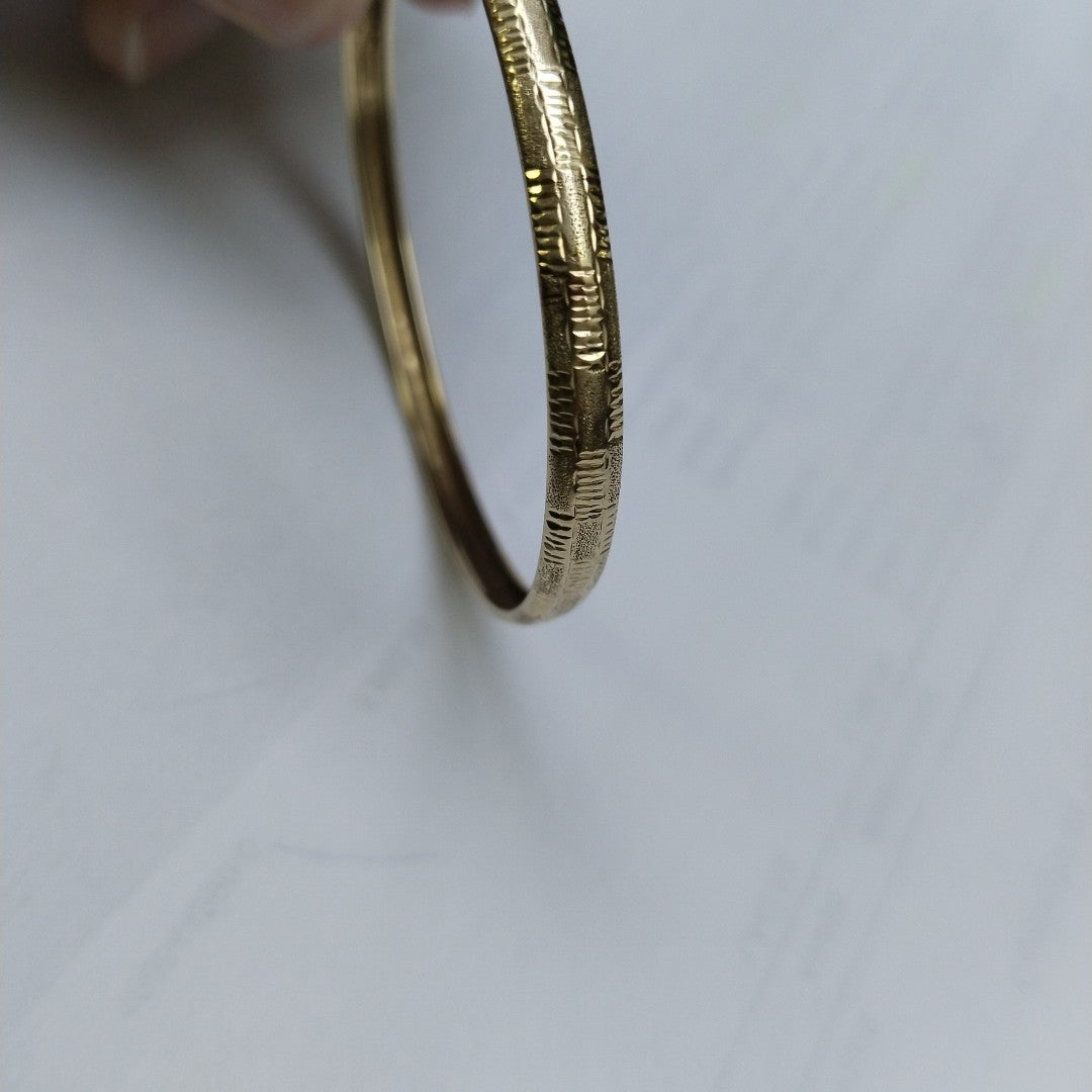 PULSERA RIGIDA ORO 10 K 3,50 GRMS (SEMINUEVO)