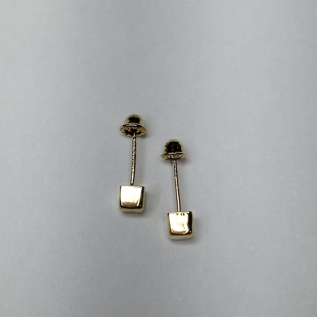 BROQUELES BROQUEL FIG CUBO 14K 0.203 GR (NUEVO)