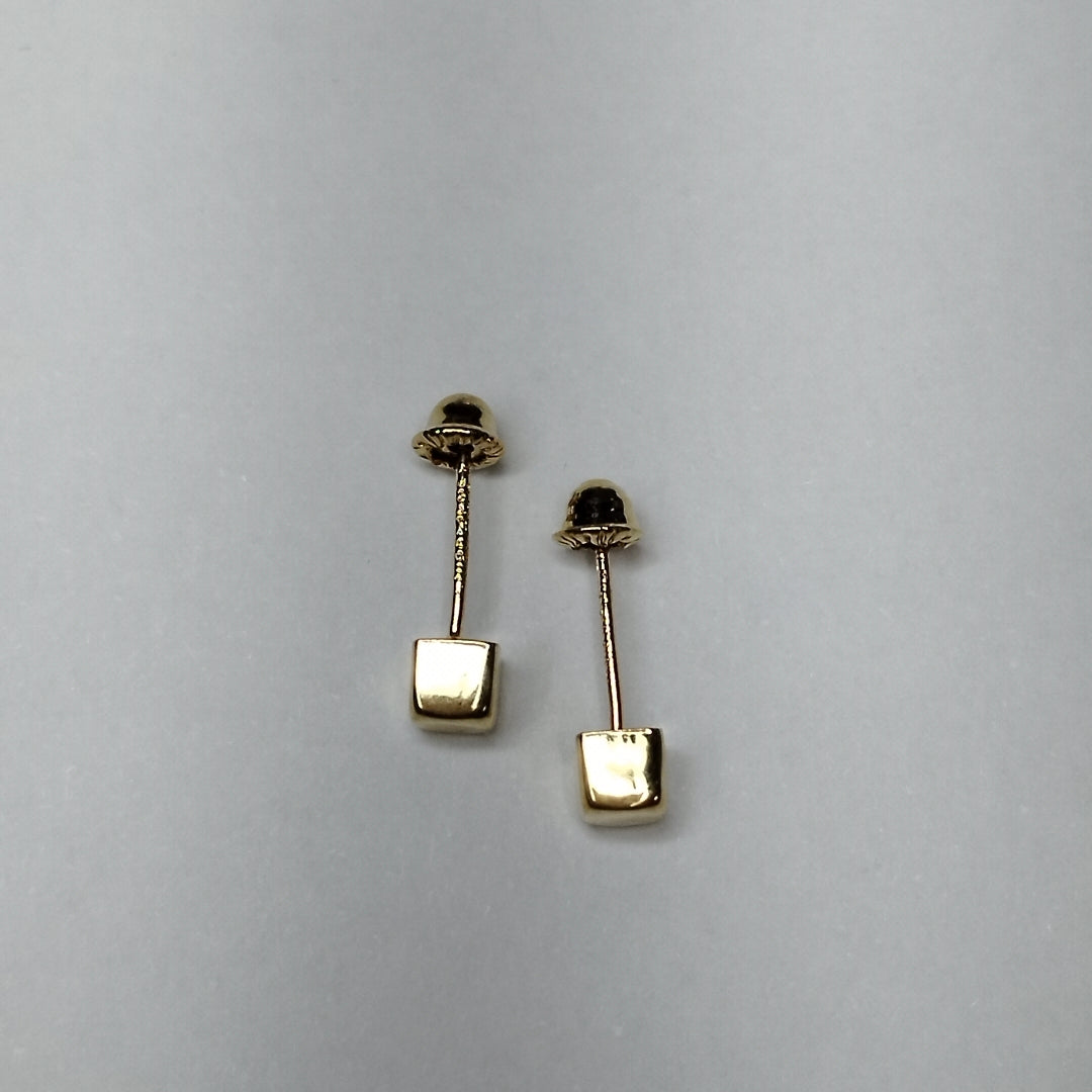 BROQUELES BROQUEL FIG CUBO 14K 0.203 GR (NUEVO)